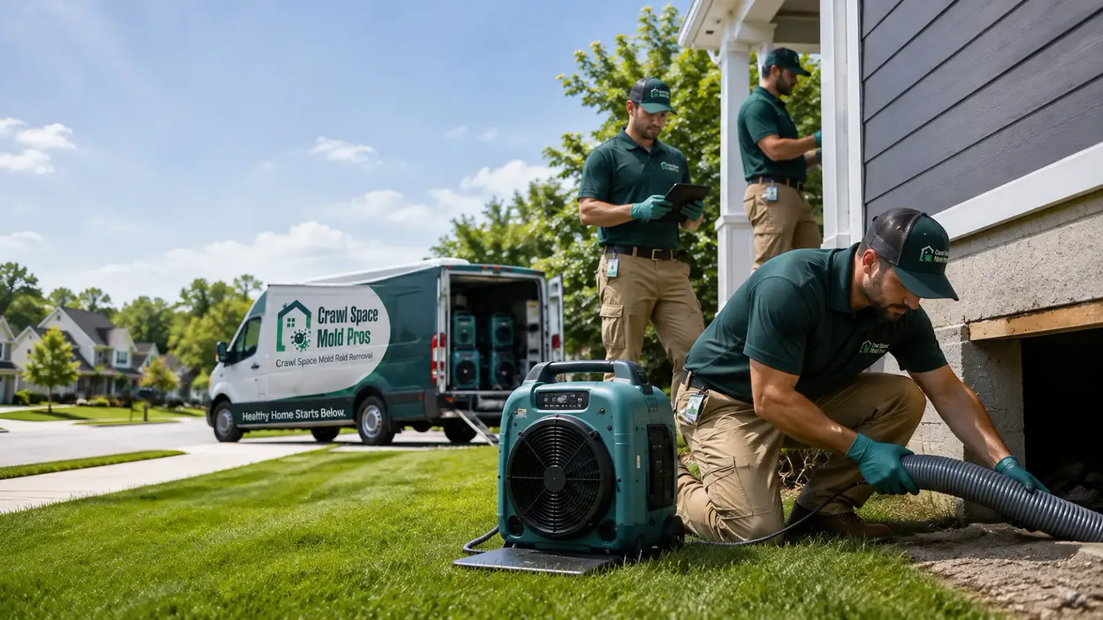 Crawl Space Mold Removal in Hopkinton, IA